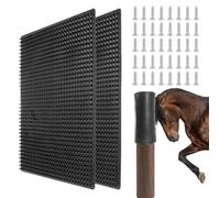 Rascacielos | Cepillo de cuidado y masaje | Juego de 2 piezas para ganado, caballos y ganado | para ganado, ovejas, cabras, bovinos, perros, prados de juegos de animales, granja, establo,