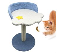 Rascador Árbol para Gatos en Forma de Nube, Rascador con Diseño Creativo de Estrella y Luna, Juguete Interactivo para Gatos, Mueble Moderno para Mascotas BPS-10837