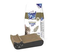 Rascador Catshion Colores Surtidos + 15L Arena Aglomerante Sepicat para gatos ¡Pack Ahorro!