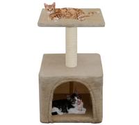 vidaXL Rascador para Gatos con Poste de Sisal 55cm Beige Accesorios Mascotas