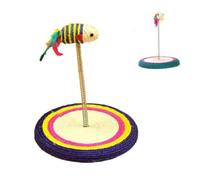Rascador con Ratón Juego Interactivo, de Sisal para Gatos | Tablero Práctico para Gatitos y Adultos, Atrae Atención, Satisface Instinto Natural, Uso Diario Color Aleatorio