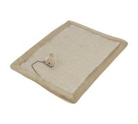 Rascador Crema Europet Bernina 50x32cm De Sisal Para Gatos Con Ratón Juguete