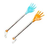 Rascador De 2 Piezas, Rascador De Espalda Retráctil De Acero Inoxidable, Rascador De Espalda Creativo, Rascador De Mano, Rascador Práctico