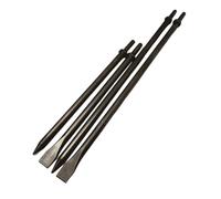 Rascador de 350 mm y 450 mm, martillo neumático, cincel redondo, cincel plano y punta de cincel para baldosas de hormigón, cincel neumático