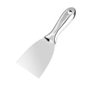 Rascador de acero inoxidable para juntas de yeso, acabado de yeso, raspado de papel pintado, masilla, raspador de masilla