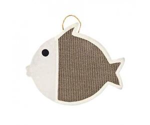 Rascador de alfombra Pez 40x40cm (FRBL)