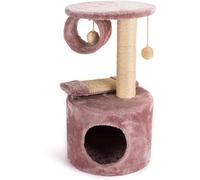Rascador de árbol para Gatos, Poste rascador Divertido para Animales, árbol trepador, Juguete para Actividades, Muebles de protección, casa para Mascotas