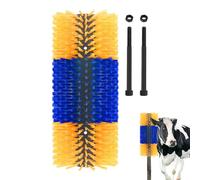Rascador de caballos, cepillo para el cuidado del pelo de la espalda de caballo, cepillo para rascar el ganado, kit completo de aseo de animales domésticos, cepillo para polvo para muda de animales de
