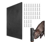 Rascador de cabra después de rascarse, cepillo de flecha de cabra para picor, alfombrilla suave al tacto para animales de granja