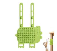 Rascador de cara de gato de silicona, cepillo de masaje para gatos | Cepillo de masaje elástico ajustable,Cepillo para gatos que ahorra espacio, peluquero suave para patas de mesa, hendidura de puerta