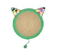 Rascador De Cartón Para Gatos Almohadillas Para Rascar Gatos Cuerda De Sisal Duradera Tablero Para Rascar Gatos Rascador Para Gatos En Forma De Cabeza De Gato Lindo Para Gatos De Interior Rascador Par
