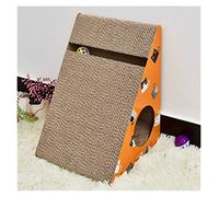 Rascador De Cartón Para Gatos Almohadillas Para Rascar Para Gatos, Tablero Para Rascar, Garra De Nido, Forma De Cuenco Triangular, Juguete De Entretenimiento, Artículos Para El Hogar Rascador Para Gat