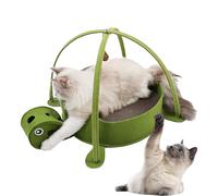 Rascador de cartón para gatos, tumbona grande para mascotas, protección de muebles, juguete de animales, ejercitador físico mental para razas pequeñas a grandes, mascotas, sala de estar, hogar
