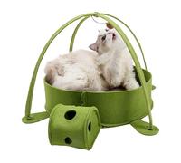 Rascador de cartón - rascador corrugado - Cama para gatos | Forma de tortuga Juguete extraíble