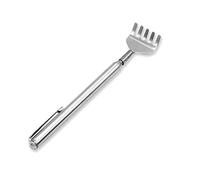 Rascador de espalda ajustable, de acero inoxidable, telescópico, antipicazón, masajeador para ancianos, rodillo extensible retráctil