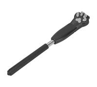 Rascador de Espalda con Garra de Gato, Rascador de Espalda Extensible de Acero Inoxidable con Garra de Silicona, Herramienta de Masaje Telescópico con Garra de 4 Dientes, Ideal