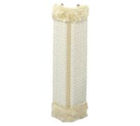 Rascador De Esquina Para Gatos De Sisal Con Catnip 49,5x22,5x2,5cm Beige