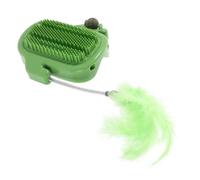 Rascador de Esquina para Gatos, Montaje en Pared, Masajeador | Pp Verde, para Patas de Mesa y Esquinas, Cepillo de Aseo Felino, Juguete Rascador