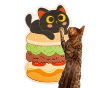 Rascador de gato para pared, juguetes interactivos para gatitos | Almohadilla de pared para rascar en esquina para gatos, para jugar en interiores, hogar, apartamento, alfombra, cama