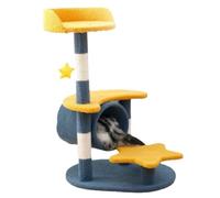 Rascador de gato pequeño rascador para interior con apartamento gato torre de gatos con rascador natural rascador gato árbol