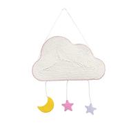 Rascador de Gato Rascador Gatos Rascador Para Gatos En Forma De Nube, Rascador Para Gatos Con Cuerda De Sisal, Rascador Para Gatos Montado En La Pared Con Luna Colgante Y Estrellas Rascador para Gatos