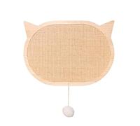 Rascador De Gatos Rascador para Gatos, Juguetes para Morder De Sisal, Forma De Garra De Gato, Bolas De Pelo Suave con Ventosa En La Espalda Rascador Carton para Gatos(47 * 37cm)