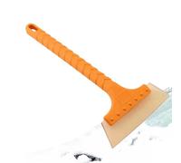 Rascador de hielo ergonómico de mango largo | Rascador de hielo para parabrisas de coche, estacionamiento de invierno, viajes matutinos, camiones, casa, quitanieve