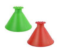 Rascador De Hielo para Coche De 2 Piezas, Soplador De Nieve para Parabrisas De Coche, Raspador De Hielo Mágico Multifuncional, Accesorios para Raspador De Nieve para Coche