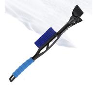 Rascador de hielo para vehículos: cepillo para nieve desmontable, limpiador de invierno todo en , mango duradero con borde para quitar nieve, herramienta para limpiar heladas | Protección para cami