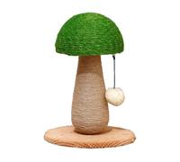 Rascador de hongos para gatos, árbol trepador, rascador con juguete para rascar, cuerda de sisal, protectores de muebles