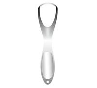 Rascador de lengua en forma de abanico - Dispositivo de limpieza respiratoria de acero inoxidable, cuidado bucal para adultos | Limpiador lingual diario suave para baño, higiene bucal fresca, cuidado