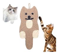 Rascador de mascotas - Alfombra para felinos | Natural con respaldo adhesivo, tablero de juegos de pie, escudo del hogar para alfombras, suelos, puertas y carpintería