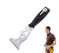 Rascador de masilla - Espátula de pared de acero inoxidable, herramienta profesional para la eliminación de pintura Multi Purpor, cuchillo compacto para paneles de yeso, hoja fuerte para papel pintado