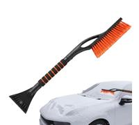 Rascador de nieve y hielo para coche con herramienta ergonómica | Batidor de nieve para parabrisas de coche, para viajes por carretera, viajes, vehículos, remolques, camiones, ATV y