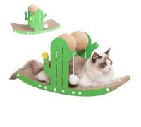 Rascador de para gatos - Rascador de actividad para mascotas - Interesante juguete para rascar gatos, multifuncional, agitable, juguetes relajantes para mascotas con bola de sisal