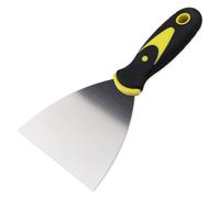 Rascador de pared de acero inoxidable con mango de agarre suave, raspador de masilla para papel pintado, calcomanías de paneles de yeso, decoración de bricolaje y pintura