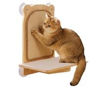 Rascador de pared para gatos, alfombra de rascado de madera de sisal para gatos, afilador de garras con , para rascar a través de nuestro Çhat, tabla de rascar para gatos, protector de