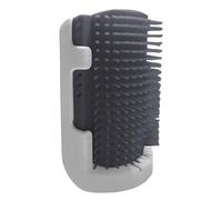 Rascador de pared para gatos, peine de masaje esquinero y cepillo de aseo, función de depilación para gatos cortos y largos, rascador ABS suave al tacto