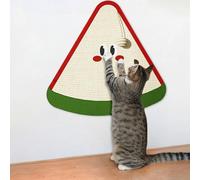 Rascador de pared para gatos, tablero de sisal en forma de zanahoria para gatos de interior, diseño divertido con función de protección contra arañazos, almohadilla para arañazos para proteger muebles