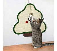 Rascador de pared para gatos, tablero de sisal en forma de zanahoria para gatos de interior, diseño divertido con función de protección contra arañazos, almohadilla para arañazos para proteger muebles