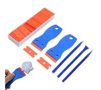 Rascador De Pegatinas,Herramienta De Eliminación De Adhesivos Para Vidrio | Herramienta Resistente con Empuñadura Ergonómica para Renovación del Hogar, Remoción de Tintado en Ventanas y Reparación de