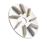 Rascador de pelo de cerdo, disco removedor de pelo de ganado de 9 engranajes, herramienta de acero de 10 cm para cerdo, ganado, ovejas