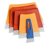 Rascador de pintura de acero inoxidable con espátula for masilla de 6 uds, herramienta portátil for raspar papel tapiz de 1,5 ''4'' 6'' 7'' 8'' 10" for aplicar yeso, reparar paneles de yeso y quitar p