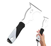 Rascador de pintura - Raspador multiusos de pintura, raspador de pintura, herramienta raspadora para pintar masilla, herramienta de decapado con mango ergonómico, removedor de sellado para aplicar