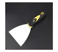 Rascador de pintura y pared con espátula for masilla, mango ergonómico cómodo, for masilla, esparcimiento, raspado de paredes, pisos, azulejos, más, 2,5 pulgadas (Size : 4inch)