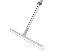 Rascador de suelo de silicona y escoba de agua para baño, ducha, espejo de cristal, limpieza con cabezal giratorio de 180 grados