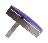 Rascador de tartas de acero inoxidable, raspador de tartas de 12 pulgadas, más de crema de mantequilla, borde ajustable, para hornear, peine, glaseado de pasteles, herramienta para alisar los