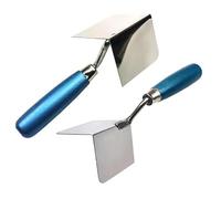 Rascador de yeso, juego de paleta, paleta de borrador de esquina, espátula for masilla, herramienta de esquina for paneles de yeso, se flexiona for un agarre ergonómico perfecto en esquina de 90 grado