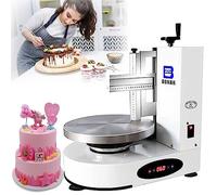 Rascador eléctrico de bordes para tartas con tocadiscos giratorio para decoración de pasteles, esparcidor automático de crema y herramienta de alisado para tartas de cumpleaños