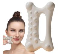 Rascador facial - Agarre ergonómico reutilizable de 8 zonas - Tabla de masaje para la piel facial, para salón en casa, mujeres, novia, madre, esposa, hombros, rodillas y brazos
